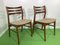 Sedie Mid-Century in teak, 1950, set di 2, Immagine 2