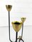 Vintage Scandinavian Candleholders in Brass and Metal by Gunnar Ander for Ystad Metall, 1950s, Image 10