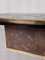 Tavolino da caffè brutalista in ottone, bronzo e pietra, anni '70, Immagine 7
