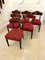 Antique Regency Mahogany Library Chairs by Gillows, 1830s, Set of 6 3