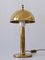Lámpara de mesa Mid-Century moderna de latón de Gebrüder Cosack, Germany, años 60, Imagen 12