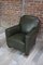 Club Chair in Wood and Imitation Leather, 1930s 6