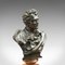 Busto piccolo di Lord Byron in bronzo, Austria, fine XIX secolo, Immagine 8