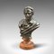 Busto austriaco pequeño de Lord Byron de bronce, década de 1890, Imagen 1
