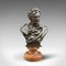 Small Austrian Bust of Lord Byron in Bronze, 1890s 2