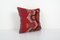Vintage Turkish Red Square Kilim Cushion Covers, 2010s 3