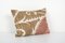 Vintage Brown Lumbar Cushion Cover, 2010s, Image 3