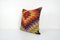 Anatolian Handmade Organic Diamond Square Cushion Cover, 2010s 2