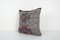 Turkish Gray Wool Square Boho Cushion Cover, 2010s, Image 3