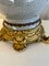 Large Antique Victorian China and Ormolu Table Lamp, 1880s, Image 6
