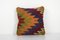 Vintage Geometric Diamond Kilim Cushion, 2010s 1