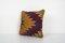 Vintage Geometric Diamond Kilim Cushion, 2010s 2