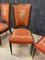 Art Deco Chairs in Faux Macassar, 1930, Set of 8 8