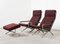 Lotus Lounge Chairs and Ottoman by Rob Parry for Gelderland, 1960s, Set of 3, Image 2