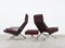 Lotus Lounge Chairs and Ottoman by Rob Parry for Gelderland, 1960s, Set of 3 4