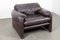 Leather Maralunga Armchair by Vico Magistretti for Cassina, Image 1
