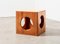 Minimalist Cube Side Tables by Jens Quistgaard for Richard Nissen, 1979, Set of 2 1