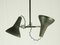 Industrial Pendant Lamp with Adjustable Shades, 1950s, Image 2