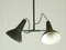Industrial Pendant Lamp with Adjustable Shades, 1950s 5