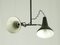 Industrial Pendant Lamp with Adjustable Shades, 1950s 3