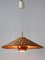 Lámpara colgante Mid-Century moderna de ratán, años 60, Imagen 13