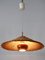 Lámpara colgante Mid-Century moderna de ratán, años 60, Imagen 10