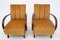 Armchairs attributed to Jindřich Halabala, 1940s, Set of 2, Image 9