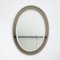 Ovaler Spiegel aus Zweifarbigem Glas, Italien, 1960er 1