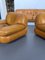 Canapé et Fauteuils Vintage en Cuir Cognac par Sapporo pour Mobil Girgi, Italie, 1970s, Set de 3 5