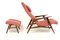 Scandinavian Teak Chair and Footrest, Sweden, 1960s, Set of 2 5