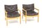 Leather Armchairs, Sweden, 1960s, Set of 2, Image 6