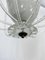 Lámpara de araña Pulegoso Art Déco de cristal de Murano de Venini, Italy, años 40, Imagen 6
