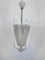 Lámpara de araña Pulegoso Art Déco de cristal de Murano de Venini, Italy, años 40, Imagen 9