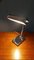 Lámpara de mesa de acero cromado, años 50, Imagen 2