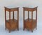 Antique French Nightstands in Oak and Marble, 1900, Set of 2 11