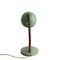 Small Bauhaus Mint Green Metal Goose Neck Desk Table Lamp , 1950s 4