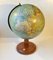 Art Deco Danish Heimdal No. 34 World Globe with Compass on a Wooden Base, 1930s 3