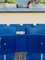 Chaises de Salle à Manger Industrielles Bleues, 1970s, Set de 4 6