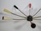 Mid-Century Sputnik Multi-Coloured Spider Lampe 1960 7