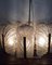 Lampada da soffitto grande in ottone e vetro nello stile di Carl Fagerlund per Orrefors, anni '60, Immagine 4