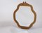 Antique Gold Mirror with Faceted Glass, 1800s 2