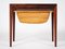 Mesa de costura de palisandro de Severin Hansen para Haslev Furniture Carpentry, años 50, Imagen 2