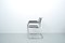Black Leather S34 Chair in Chrome by Mart Stam for Thonet 3