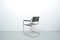 Black Leather S34 Chair in Chrome by Mart Stam for Thonet 4