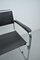 Black Leather S34 Chair in Chrome by Mart Stam for Thonet, Image 10