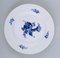 Blue Flower Braided Model Number 10/8095 Lunch Plates from Royal Copenhagen, Set of 4 2