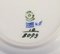 Blue Flower Braided Model Number 10/8095 Lunch Plates from Royal Copenhagen, Set of 4, Image 6