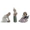 Figurines en Porcelaine de Lladro, Espagne, 1970s, Set de 3 1