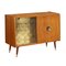 Mid-Century Cabinet with Bar Compartment, 1950s 1