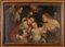 Venetian School Artist, Mary, Jesus, St. John and Angels, 17th Century, Oil on Canvas, Framed 1